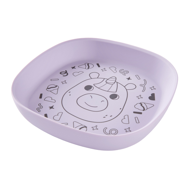 SKIP HOP Piatto in silicone Besties Squad Purple 2r+