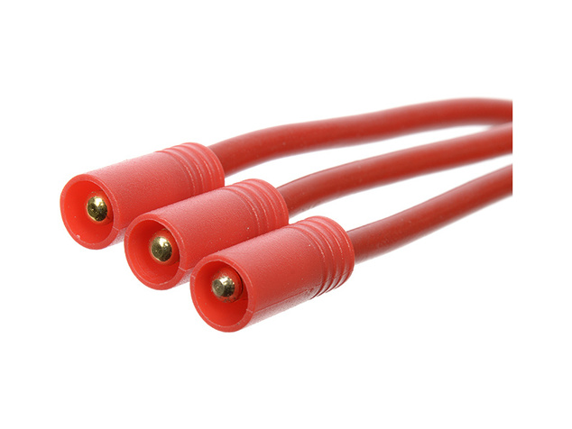 Konektor pozlátený 3.5mm 3-pin samec s káblom 14AWG 10cm