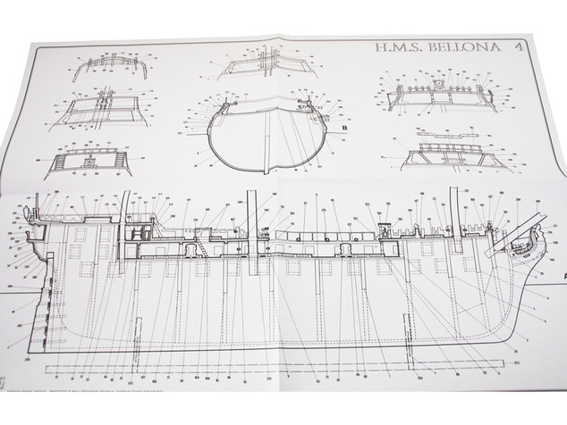 COREL HMS Bellona 1760 1:100 kit