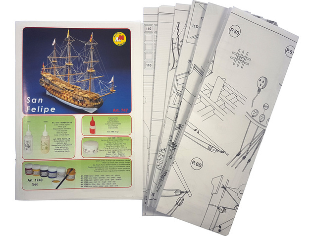 Mantua Model San Felipe 1690 1:75 kit