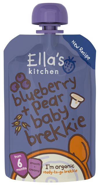 Ella's Kitchen BIO Raňajky čučoriedka a hruška (100 g)