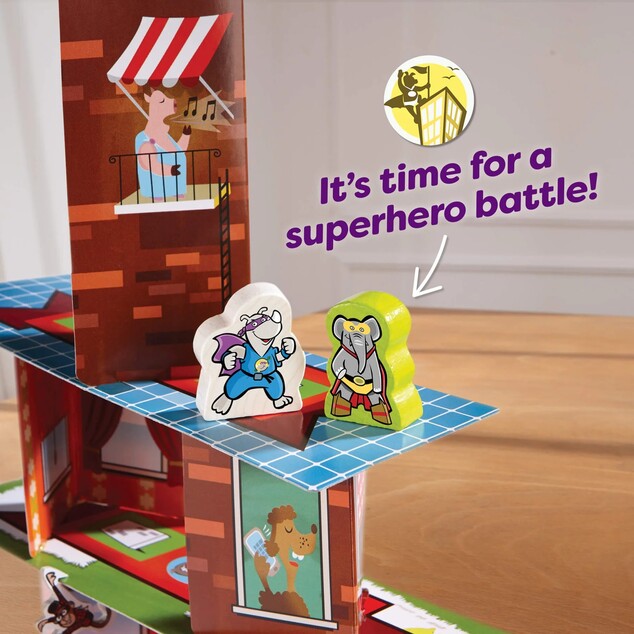 Haba Spoločenská hra pre deti Rhino Hero Super Battle 5+