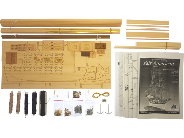 Model Shipways Fair American 1778 1:48 komplet