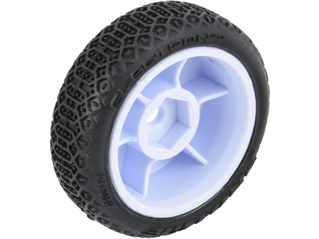 Pro-Line kolo 1:24, pneu Electron 2.0, disk biely, H7 (4): Micro-B