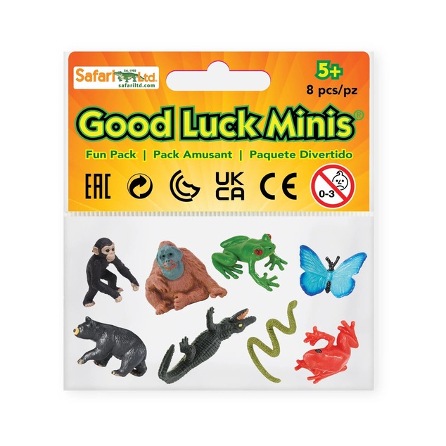Safari® Fun pack Zvieratá z Dažďového pralesa 8 figúrok