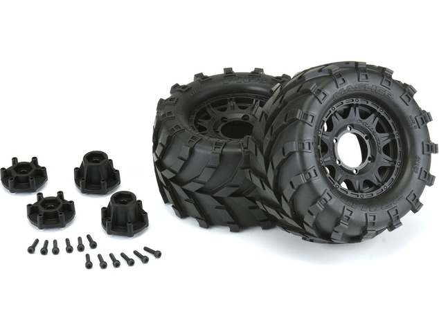 Pro-Line koleso 2.8", pneu Masher, disk Raid H12 čierny (2)