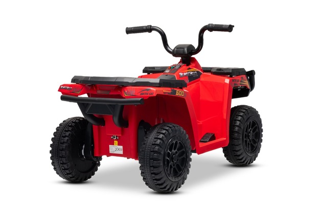 Licencovaná elektrická štvorkolka Arctic Cat 12V so zadným pohonom, červená, LED svetlá, L
