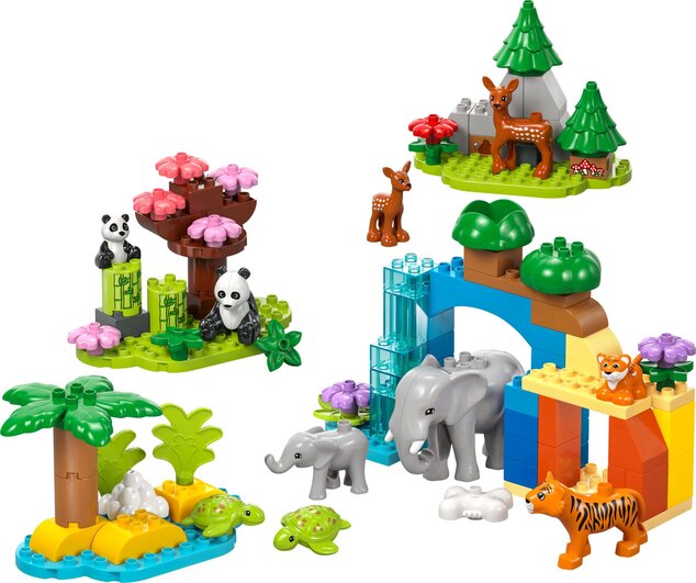 LEGO® DUPLO® 10446 Rodinky divokých zvierat 3 v 1