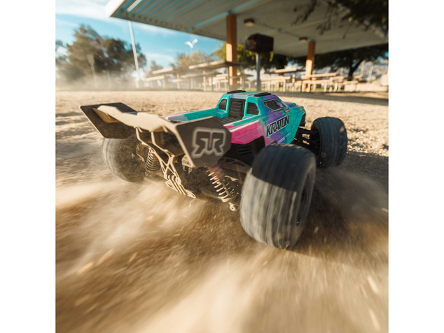 Arrma Mini Kraton 3S DSC BLX 1:16 4WD RTR turkizna/roza