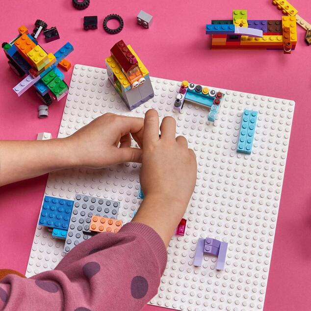 LEGO® Classic 11026 Biela podložka na stavanie
