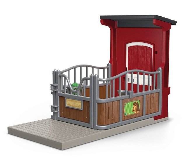 Schleich Box pre poníky s kobylou mustanga