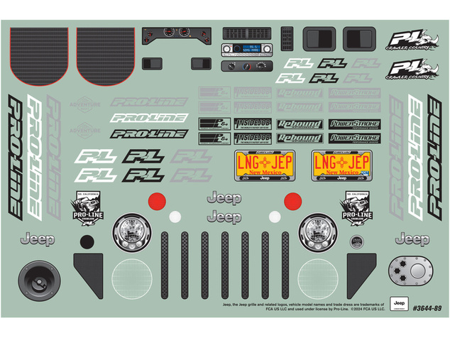 Pro-Line karoséria 1:10 2004 Jeep LJ (rázvor 313mm): Crawlers