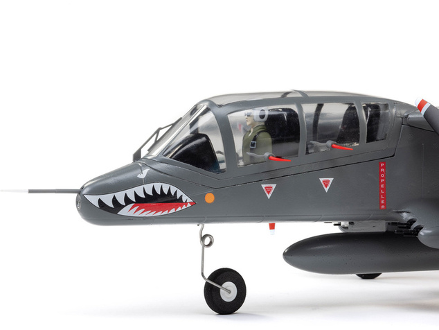 E-flite OV-10 Bronco 0.65m AS3X SAFE Select BNF Basic