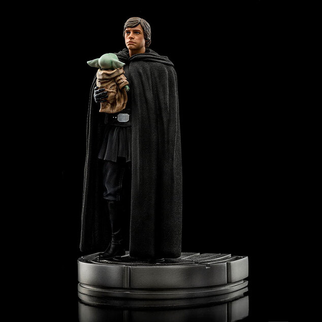 Iron Studios Star Wars: A Mandalorian - Luke Skywalker és Grogu Art Scale 1/10