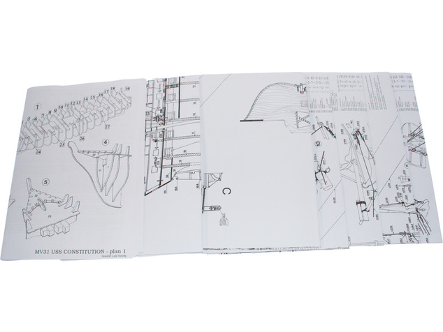 MAMOLI USS Constitution 1:93 kit
