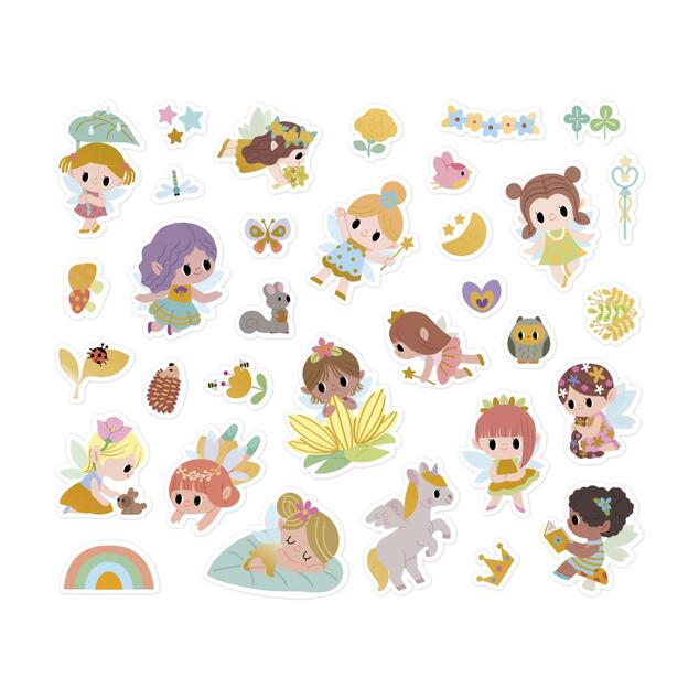 Janod Stickers Samolepky Víly 200 ks