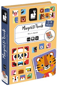 Janod Magnetibook Zvieratá Puzzle Magnetická kniha pre deti