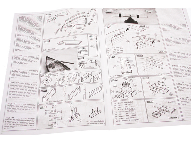 AMATI Walfangboot harpunársky čln 1860 1:16 kit