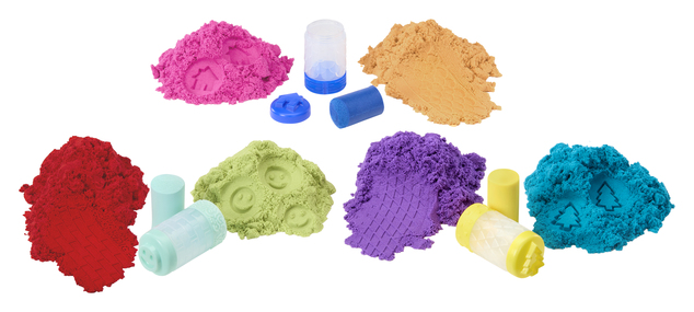 Wonder Factory Nisip care nu se usucă și plastilină în geantă
