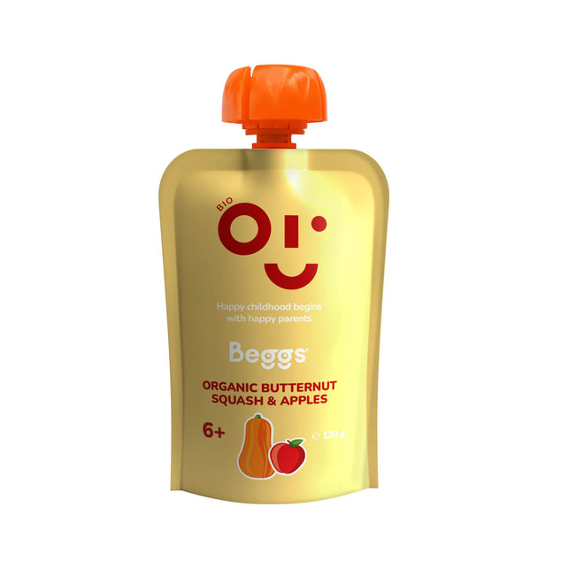 Beggs BIO Maslová tekvica a jablká (120 g)