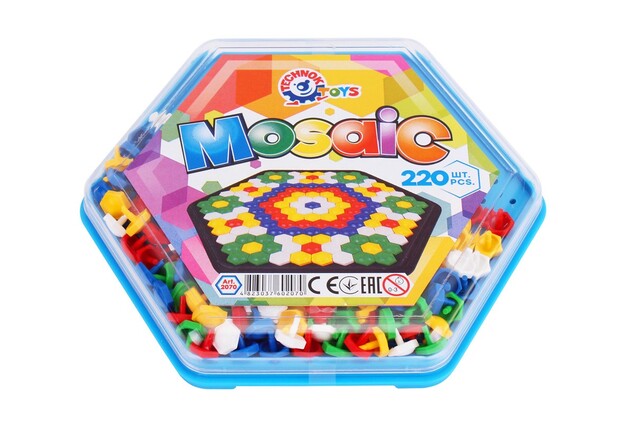 Mosaïque hexagonale 220 pièces