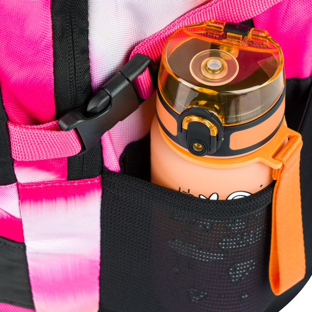 BAAGL SADA 3 Skate Pink Stripes: zaino, astuccio, tasca