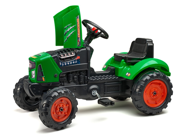 Falk Šliapací traktor 2031AB SuperCharger s vlečkou a otváracou kapotou