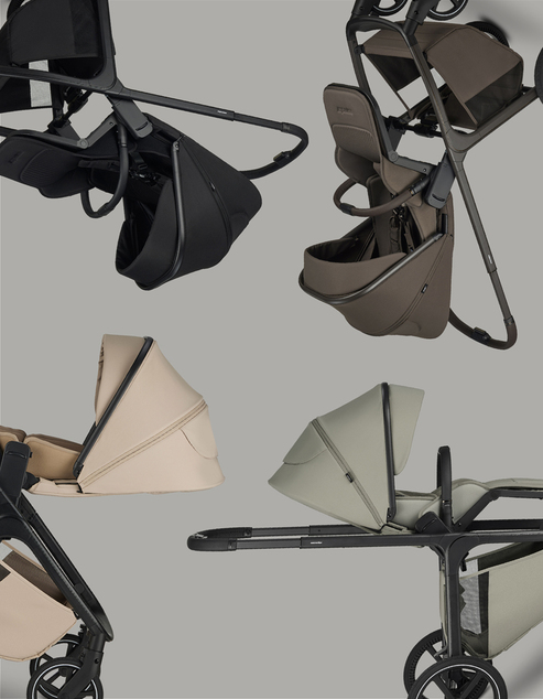 Easywalker Kočík kombinovaný Zoey Pure Black