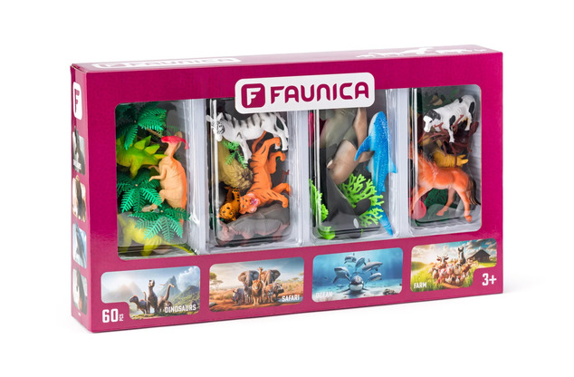 Planet der Tiere Figuren – Set 4 Welten, 24 Figuren