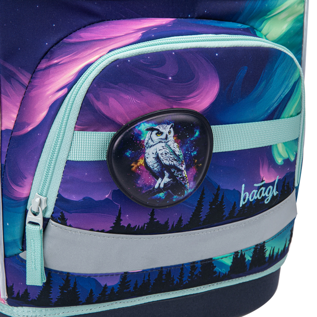 BAAGL Cartella Scolastica Zippy Plus Aurora GRS