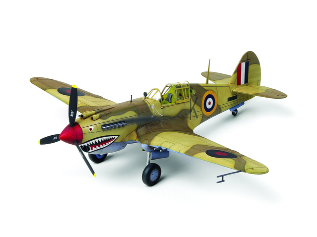 Modellbausatz Flugzeug 12235 - TOMAHAWK IIB "ACE OF AFRICAN FRONT": LE (1:48)