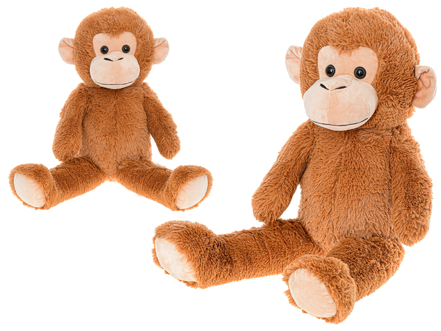 Plush Friends opica plyšová tmavo hnedá 80cm
