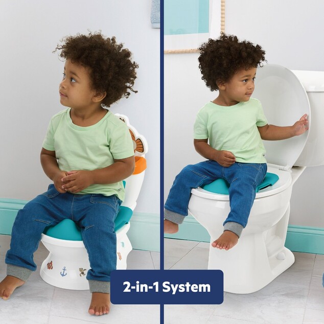 BRIGHT STARTS Inodoro infantil con sonido Finding Nemo™ My Size Potty™ 18m+, hasta 23kg