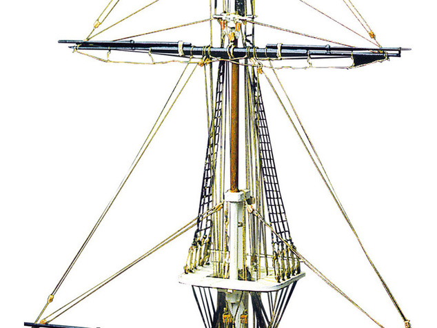 MAMOLI USS Constitution priečny rez 1:93