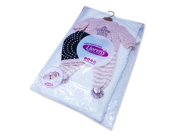Llorens M843-26   oblečenie pre bábiku  NEW BORN veľkosti 43-44 cm