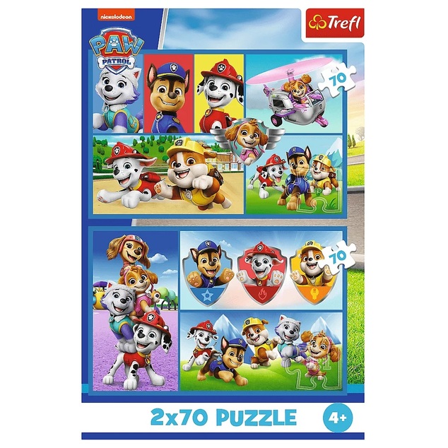 Trefl Puzzle 2 x 70 Pravidlá Paw Patrol