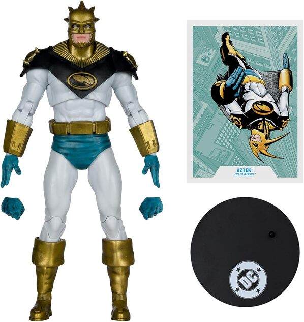 DC Multiverse Aztek (DC Classic) 7in Akciófigura McFarlane Toys Red Platinum Edition