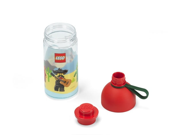 LEGO fľaša transparentná - Mexiko