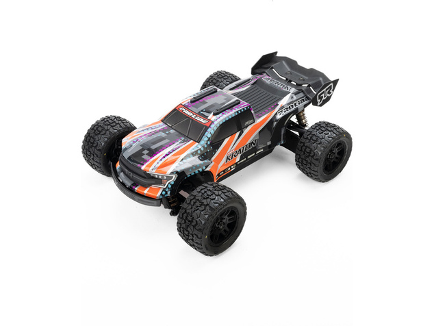 Pro-Line koleso 1:16 s pneu Jaeger, disk Split Six čierny 12mm (2): Arrma Mini Kraton