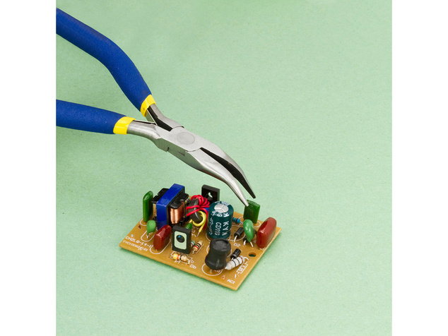 Modelcraft mini kliešte úzke zahnuté