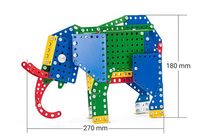 Merkur - ZOO - Slon, 267 dielikov