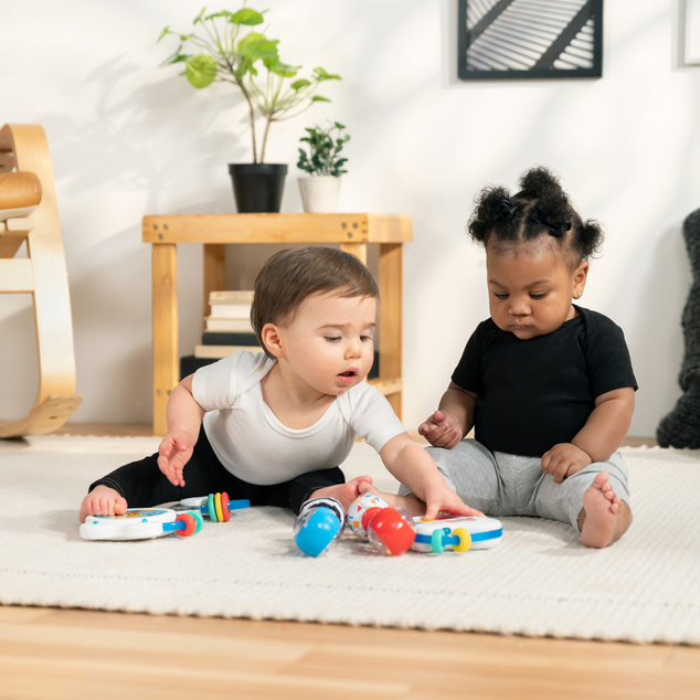 BABY EINSTEIN Zvečka igračka Shake &amp; Groove™ 2 kom, 3m+
