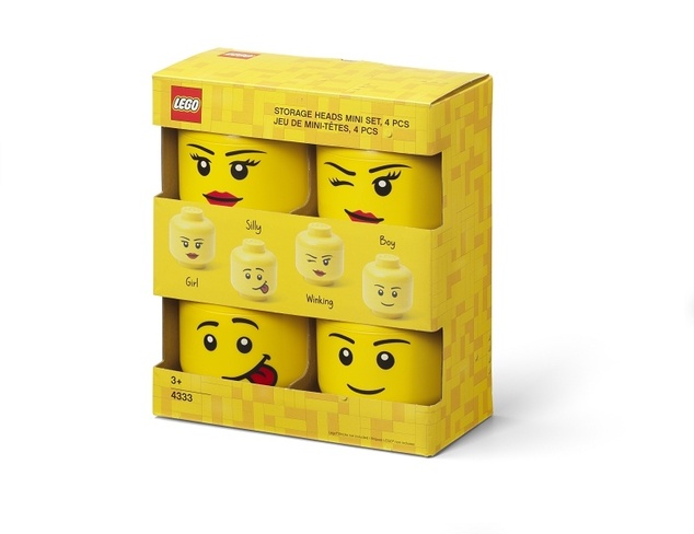 LEGO® úložná hlava (mini) Multi-pack 4 ks