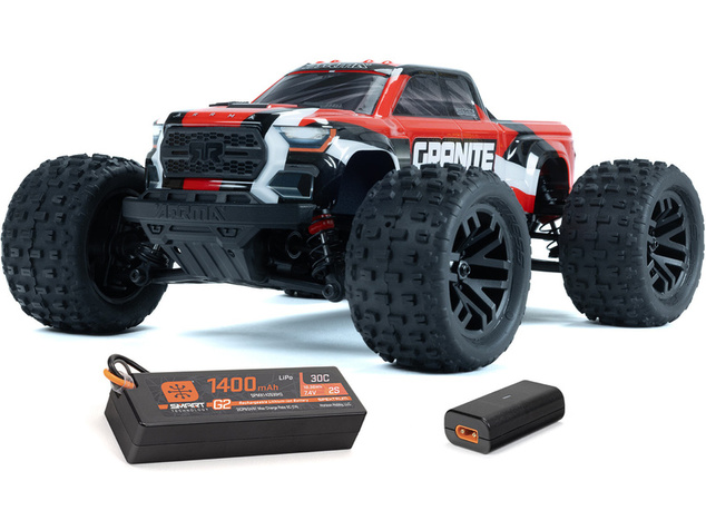 Arrma Granite Grom 1:18 4WD Smart RTR crveni