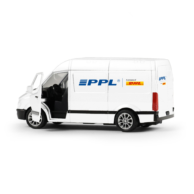Kovové auto PPL s otváracími dverami 12 cm