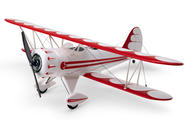 E-flite Waco 0.55m SAFE Select BNF Basic biele