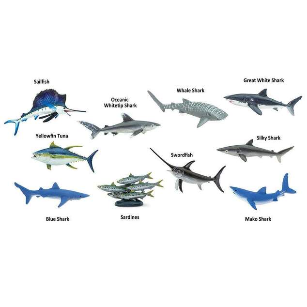 Safari® Toob Ryby z otvoreného oceánu 10 figúrok