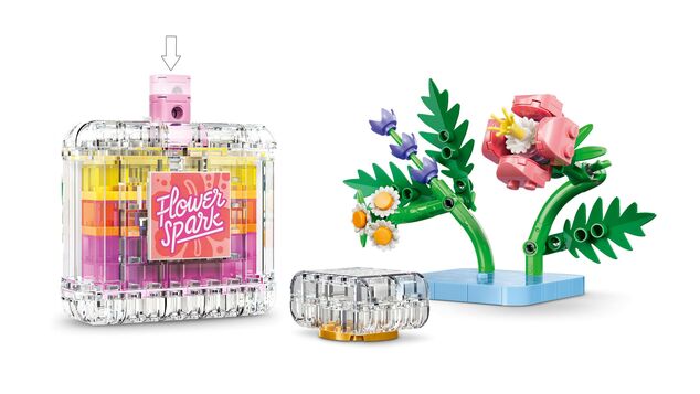 LEGO® Creator 3 en 1 31383 Flacon à parfum décoré de fleurs