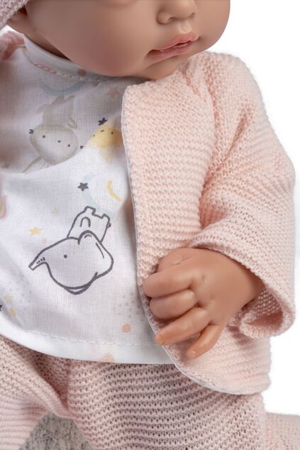 Guca 894 NEW BORN - realistická bábika bábätko s mäkkým látkovým telom - 36 cm