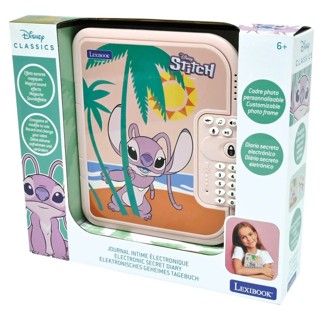 Elektronisches Notizbuch Secret Safe Angel - Disney Stitch